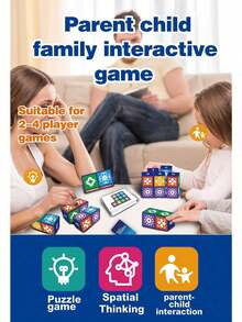 Educational Block Puzzle | Parent-Child Interactive Family Toy | Best Birthday Christmas Gift For Children & Adults - Trò chơi UZZLE - Xem 3