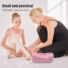 KICHOUSE 2 Piezas Bolsa De Almacenamiento De Zapatos De Ballet Zapatillas De Ballet Tirador Bolso De Baile Para Nias Shoe Bags Para Nias Bolsas Para Embalsar Zapatos Pink - inicial - Ver 5