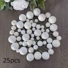 Bile decorative pentru tort, decor pentru brioșe cu sfere de perle colorate, cadouri pentru petrecere de ziua de naștere cu tematică de ursuleț de pluș, decor de nuntă, alb, violet închis, violet deschis, bile decorative negre pentru tort - Multicolor - Vizualizare 17