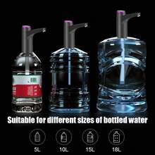 (Blanco)Dispensador de agua eléctrico automático, bomba de agua con barril USB, botella de agua, interruptor de botella para beber de galones, aparatos de tratamiento de agua - Blanco - Ver 2