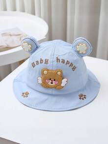 Baby Hats, Cute Bear Design Sun Protection Baseball Cap For Toddlers, Boys & Girls, Spring/Autumn - Bear Wings - View 10