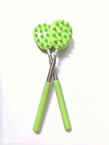 1个可伸缩仙人掌背部按摩器 - 耐用PVC材质，长柄带纹理握把，是女性、妈妈和婆婆的理想之选 - 新奇产品，结构坚固，母亲节礼物，背部按摩器 | 独特设计 | 耐用按摩器 - 彩色 - 查看 5