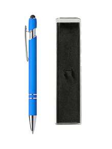 1-32支定制金属伸缩圆珠笔+触控笔套装 | 防滑笔握+书写流畅的中号笔尖 | 兼容智能手机/平板电脑/办公设备 | 可刻字/日期/Logo | 商务刻字笔+教师节礼物+新婚夫妇中性笔 | 适合学生/上班族/教师(男女通用) | 节日/生日礼物(母亲节/圣诞节/毕业典礼) | 办公/学习必备 | 多场景适用(教室/宿舍/商务会议),永恒的爱 - 藍色 - 查看 23