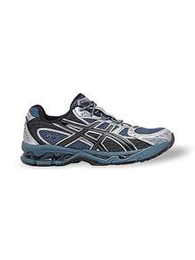 Asics Giày thể thao Gel-Nimbus 10.1 Unisex, thoáng khí, thấm hút mồ hôi, đa năng, logo chắc chắn, độ đàn hồi tốt, dễ giặt, thích hợp cho thể thao ngoài trời, chạy bộ, đi học hàng ngày, màu xanh đậm, bạc, đen 1203A543-021 - Xanh đậm/bạc/đen - Xem 3