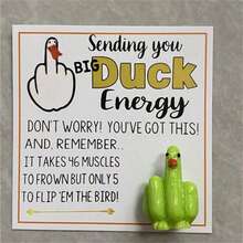 1 pieza Mini tarjeta de pato regalo decoración de Navidad y Halloween, bolsa de regalo hecha a mano para seres queridos y amigos - Multicolor - Ver 9