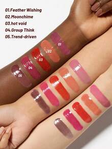 Pudaier 镜面光泽唇彩 – 不晕染、防杯托、持久、超亮泽、保湿 - #05 - 查看 7