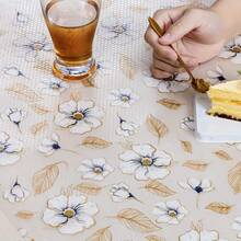 4pcs Thick Begonia Flower Refrigerator Mats, Waterproof, Moisture-Proof, Anti-Slip Refrigerator Liners - Durable EVA Material, Novelty Begonia Flower Pattern, Suitable For Refrigerator And Kitchen Decor, Refrigerator Liners, Drawer Mats - Multicolor - View 8