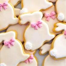 Easter Stainless Steel Cookie Cutter Set - Perfect For Easter And Holiday Parties, Includes Jam Mold, Fruit Jam Cookies - Silver - View 4