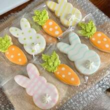Easter Stainless Steel Cookie Cutter Set - Perfect For Easter And Holiday Parties, Includes Jam Mold, Fruit Jam Cookies - Silver - View 6
