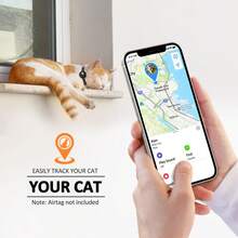 Cat Collar, GPS Tracker Holder (Tracker Not Included), Lightweight Reflective Breakaway Collar Suitable For Cats, Kittens And Small Dogs - Multicolor - View 6