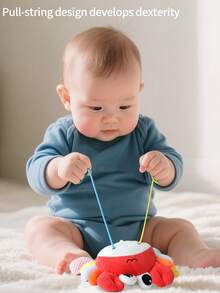 Multisensory Baby Activity Set - Pull Toy And Plush Pony Toys, Hand Strength Training Toys For Infants 0+ Months - Multicolor - View 7