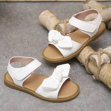 Girls' White Princess Sandals, Great For Holiday Parties & Summer Trips - White - View 17