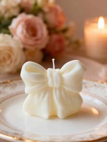 1pc Bow-Shaped Scented Candle, Long-Lasting Fragrance, Gift For Women, Home Decor, Aromatherapy, Suitable For Bedroom, DIY Gift. Also Applicable For Home Decoration, Fireplace, Living Room, Center Decor, Office, Valentine's Day Gift, Candle Set, Scented Candle, Friend Gift, Gift For Her. - Multicolor - View 8