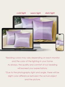 1pc Solid Color Satin Pillowcase, Silk-Like Texture, Without Filler, Fashionable & Romantic Decorative Pillow Cover, Suitable For Bedroom/Dorm/Sofa/Lounge Chair, Ideal Gift For Loved Ones Or Friends. Machine Washable, Oeko-Tex Certified.