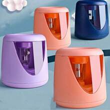 1 chiếc gọt bút chì xoay nhiều màu, dành cho học sinh, nam sinh, nữ sinh, thanh thiếu niên, người lớn - Chỉ bán thân máy, không kèm nhãn dán hoặc lưỡi thay thế - Đồ dùng văn phòng, đồ dùng học tập, quà tặng ngày lễ, quà tặng văn phòng phẩm, quà Giáng sinh (Một số chi tiết ngẫu nhiên) - khỏa thân - Xem 1