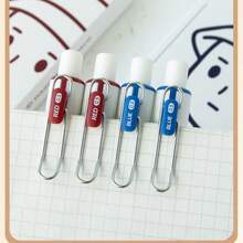 1盒蓝红可调节圆珠笔，带笔袋 - 同款多色 - 查看 5