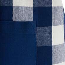 DII Buffalo Check Collection, Mantel clásico de Granja, Tablero de Mesa, 40 x 40, Azul Marino y Crema(Navy & Cream Buffalo Check Delantal) - Multicolor - Ver 3