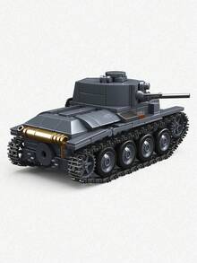 1 Set 38T-A Light Tank Model, Suitable For Ages 14+. Recreates The Classic WWII Light Tank Design, Highly Detailed Like Professional Collector's Models. Suitable For Home Decor, Military Collection, Holiday Gifts, And More. - Multicolor - View 7