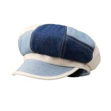 Apparel Women's Retro Peaked Ivy Newsboy Paperboy Gatsby Cabbie Painter Cap Hats 617BLUE - như hình ảnh - Xem 1
