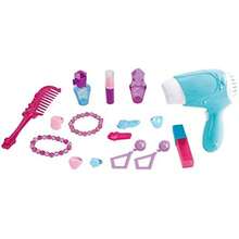 Juego de Mesa de tocador de Belleza de fantasia para niños pequeños con Luces Accesorios de Moda y Maquillaje para Juegos de simulacion JugueteConveniente y duradero, favorito para niños - Multicolor - Ver 4