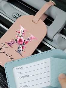 Customized Name Luggage Tag, Personalized Luggage Label, Customizable Suitcase Tag, Personalized Luggage Tag, Backpack, Birthday Gift, Travel Essentials, Boy, Girl, Couples - Multicolor - View 7