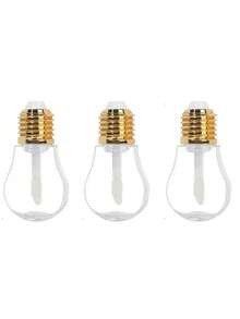 1/3支装可爱粉色冰淇淋/牛奶瓶造型空唇彩管（7/8/9毫升）旅行装可填充唇膏管，赠品，旅行，平价好物，旅行必备 - 彩色 - 查看 9