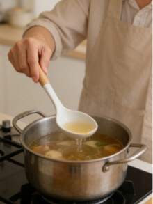 1 chiếc muỗng dẹt cán gỗ bọc silicon, thân muỗng silicon chống trầy xước dụng cụ nấu nướng, thiết kế đầu phẳng giúp ổn định hơn khi múc canh và các món ăn, thích hợp cho nồi canh và chảo. Chất liệu silicon chịu nhiệt và dễ vệ sinh, một dụng cụ rất thiết thực cho nhà bếp. - trắng - Xem 2