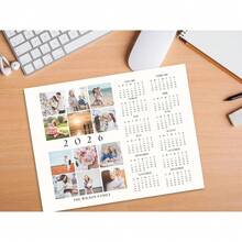 Customizable 2026 Photo Calendar Template, Personalized Family Photo Calendar, Custom Photo Gift, Wall Calendar, Printable Canva Template, Family Gift - Multicolor - View 6