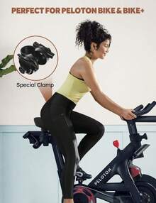 Asiento de bicicleta extragrande para bicicleta Peloton y bicicleta +, asiento de bicicleta cómodo de repuesto para hombres y mujeres, sillín ancho compatible con accesorios Peloton, ejercicio, - Rojo - - Ver 1