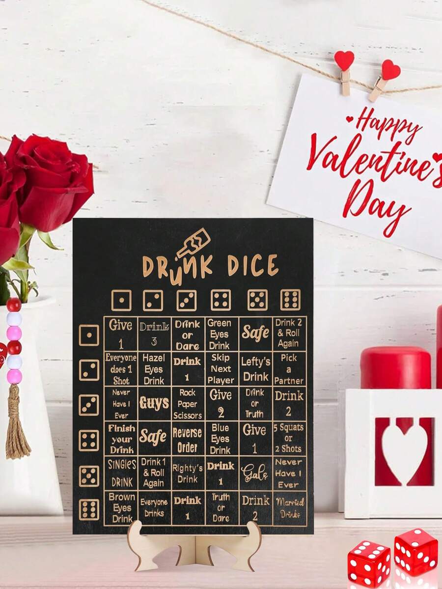 1 Set/Party Game Props, Perfect For Couples Gathering And Friends Party. Suitable For Valentine's Day, Thanksgiving, Birthday Party And Girls Night Out. - Multicolor - View 1