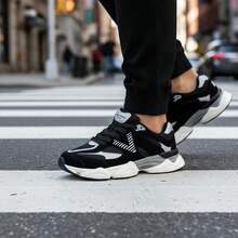 New Men's Lightweight And Robust Athletic Shoes 9000 For Gym And Walking - New Release - màu đen - Xem 6