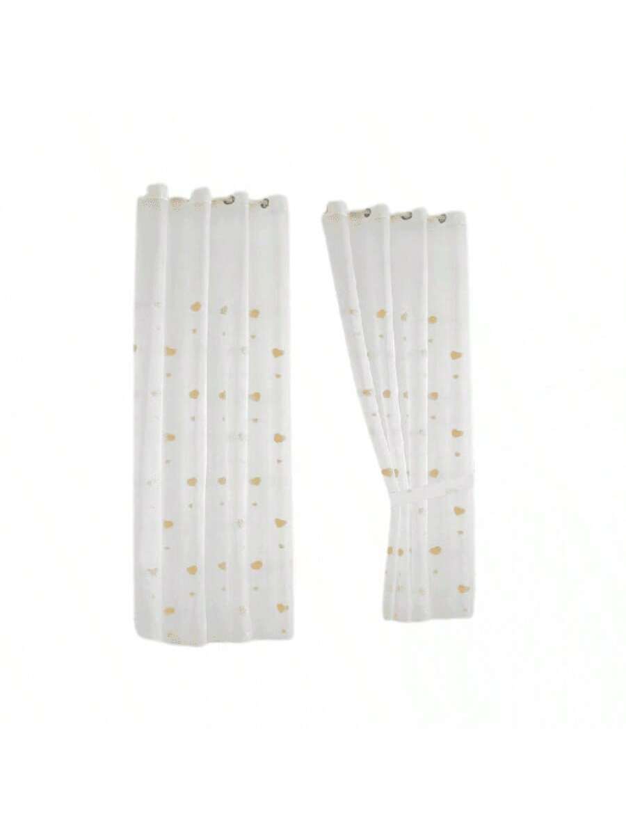 Cortinas transparentes color beige de alta durabilidad de 140cm*225cm, CORTINA 1 PZ