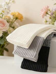 1 Pair Colorblock Five Toe Yoga Socks, High Elasticity & Comfort, Moisture-Wicking, Anti-Slip & Shock-Absorbing, Suitable For Gym, Yoga, Pilates, Indoor Fitness, Gift - Multicolor - View 7