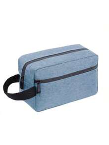 1个定制男士个性化旅行洗漱包，可定制姓名，男士可折叠轻便旅行化妆包，涤纶材质，大容量，带拉链隔层、顶部提手和高品质拉链，是收纳基本美容和剃须用品的理想之选，旅行必备收纳包，送给女友、男友、朋友的理想礼物，旅行收纳神器。 - 彩色 - 查看 25