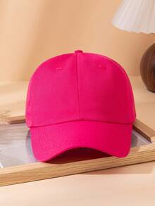 1pc Heart Crown Print Adjustable Women Baseball Cap, Suitable For Valentine's Day Theme, Daily Commute And Streetwear - Heart-shaped Baseball Cap - View 2