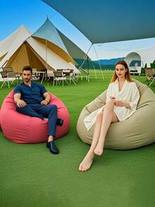 Bean Bag Chairs Inflatable Camping Chairs Inflatable Slouchy Sofa Blow Up Chairs Folding Portable Inflatable Chair For Living Room Bedroom Reading Room - Multicolor - View 5