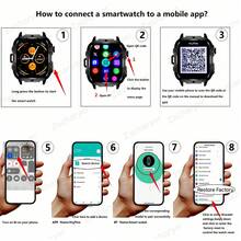 1.81" HD Touchscreen Smart Watch, Wireless Calling, Music Control, Multiple Sports Modes, LED Flashlight, Compatible With IOS & Android, Unisex Gift For Men & Women - Multicolor - View 11