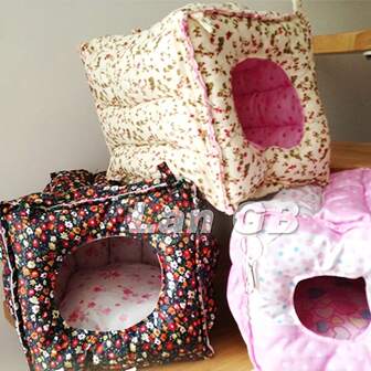 Warmes Haustier Bett, gemütliches Schlafnest, geeignet für kleine Haustiere wie Hamster, Kaninchen, Frettchen, Meerschweinchen, Eichhörnchen