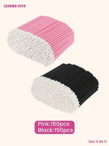 Disposable Lip Applicator - Lint-Free Lip Brush, Lipstick & Lip Gloss Applicator, Makeup Tools Set, 20/60/50/100/150/200/300/450 Pcs - Multicolor - View 19