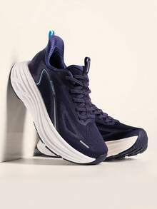 Women's Slip-On Walking Shoes - Hands-Free Cushioned Running & Tennis Sneakers, Non-Slip Athletic Shoes For Gym, Workout, Sports - Blue - View 2