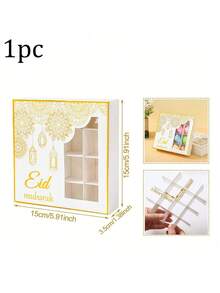 1个/3个/6个装斋月开斋节糖果巧克力礼盒，适用于斋月开斋节派对DIY蛋糕甜点礼品包装用品 - 彩色 - 查看 17