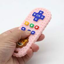 1 pieza Juguete de dentición para bebé en forma de león de dibujos animados con control remoto realista, juguete para morder anti-mordeduras - Multicolor - Ver 8