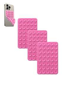 强力抓握硅胶手机壳，带双面吸盘支架 - 免提支架，适合自拍和视频，手机配件兼容 、Android 手机，生日礼物，家人、朋友手机支架，手机支架，手机配件 - 多色 - 查看 69