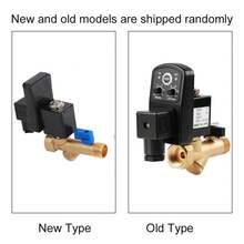 Válvula de drenaje electrónica automática temporizada G1/2 DN15 para condensado de compresor de aire - Negro - Ver 7