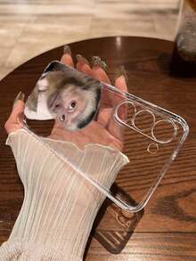 可爱猴子彩色彩绘透明保护壳，采用减震设计，兼容 17/17 Pro/17 Pro Max、16/16 Pro Max、15 XR/7/8、15 Pro Max、12 Pro Max、13 Pro Max、14 Pro Max、13、14、11、12、14 Pro、11 Pro、12 Pro、XS、XR、7/8 Plus、7/8，兼容红米手机，国际版，非国内版 - 彩色 - 查看 6