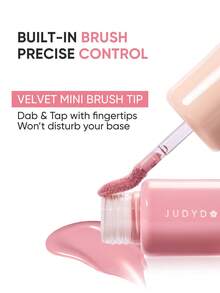 JUDYDOLL 液体腮红精华 杏花腮红高光液腮红精华，仙人掌果凝胶泥，全新爆炸性妆容，丰盈水润裸妆日常妆容 - #02 Pink Milk - 查看 11