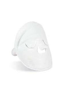1pc Reusable Hot & Cold Facial Mask - Moisturizing Skin Care Compress For Home Spa, Steaming Face Wash Towel - trắng - Xem 6