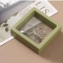 Dopamine Candy Color Anti-Oxidation PE Film Jewelry Storage Box Display Rack, Multi-Functional Storage For Necklaces, Rings, Jewelry, Suitable For Women's Vanity, Drawers, Travel, Jewelry Box - Multicolor - View 11