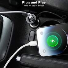 1 cáp sạc nhanh USB Type-C, tương thích với Samsung, Redmi, OnePlus, OPPO, tương thích với iPhone 16 Pro Max/16 Plus/15 Pro/17 Air và các điện thoại thông minh khác - Lý tưởng cho du lịch và sử dụng tại văn phòng. - trắng - Xem 12