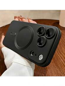 Soft Metal Texture Case Suitable For IPhone 17, 17 Air, 17 Pro, 17 Pro Max, With Ultra-Thin Design, Scratch-Resistant, Shock-Proof And Full Camera Protection. Also Fits 13, 11, 16 Pro Max, 15, 14, 12. - Black - View 3